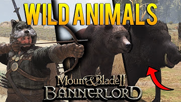 This MOD ADDS WILD Animals, Hunting Mechanics, Quests and MORE to Mount & Blade 2: Bannerlord