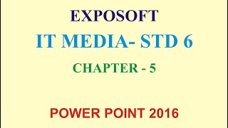 ITMEDIA STD6   CHAPTER 5