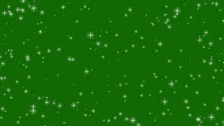 Green Screen Particles star effects Background Star Effects