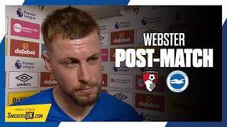 Webster: We're In A Tough Period | Bournemouth 3 Brighton 0