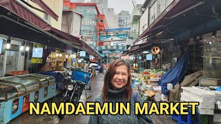 Namdaemun Market Seoul South Korea Biggest Korean Traditional Market