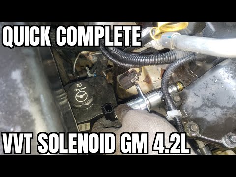 How to Replace VVT solenoid GMC Envoy Chevrolet Trailblazer 4.2 Liter