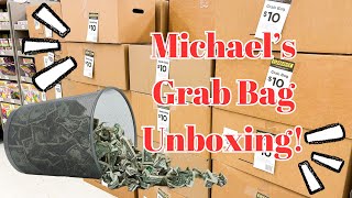Michael's $10 Grab Bag Unboxing l Did I get SCAMMED?!!!