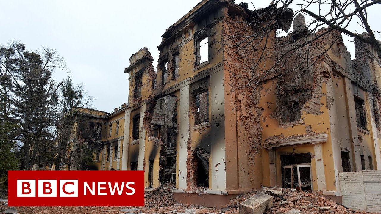 New Russian attack on Ukrainian city Kharkiv was a war crime, says President Zelensky - BBC News
