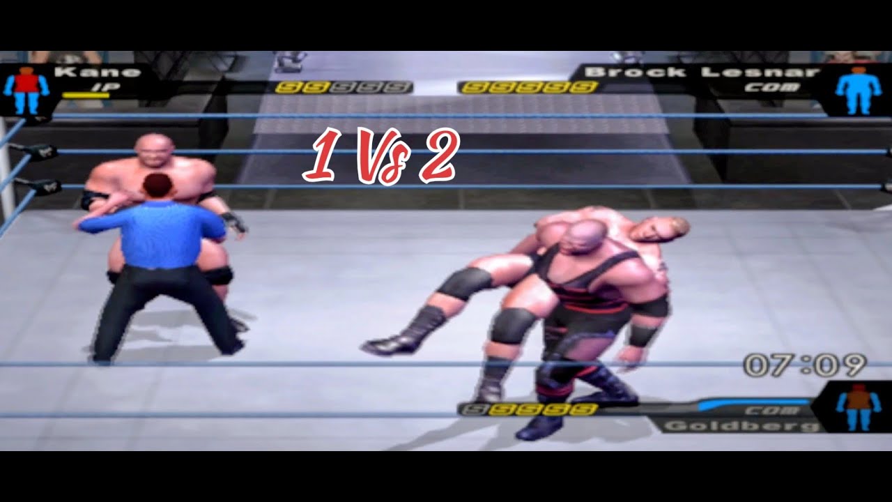 Kane Takes On Brock Lesnar & Goldberg | Monster vs Beasts | Full Match | Wwe SmackDown HCTP |