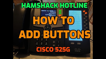 HAMSHACK HOTLINE -CISCO 525g -Quick ADD BUTTONS