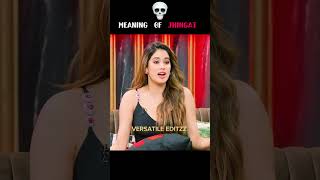 Janhavi Kapoor Explain The Meaning Of Jhingat🔥✨#viral shorts #trending  #india #viral video #explore