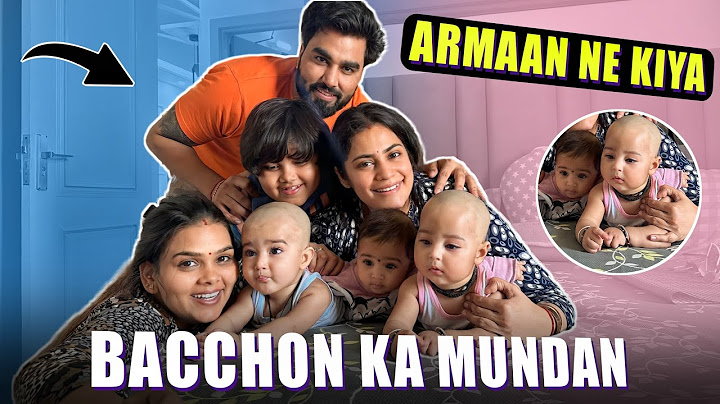ARMAAN NE KIYA BACCHON KA MUNDAN | Armaan Malik