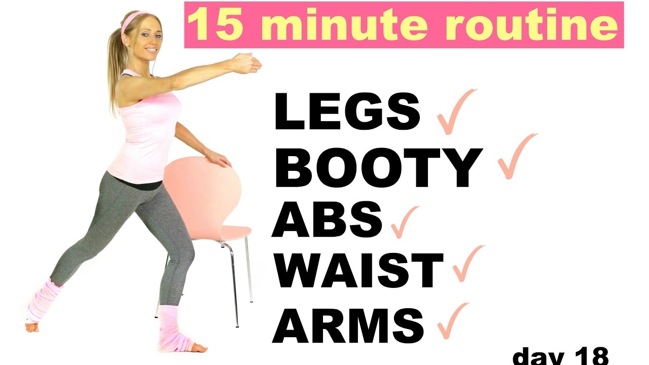 TOTAL BODY WORKOUT FOR WOMEN- EXERCISES YOU CAN DO AT HOME - TONING YOUR  THIGHS, BOOTY, ABS & ARMS 