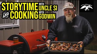 Story time with Uncle Si, Hunting with Tyler Farr, and Cooking with Godwin