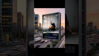 Adidas Superstar Poster Design | Premium Sneaker Advertisement Design 🔥 #graphicdesign #adidas