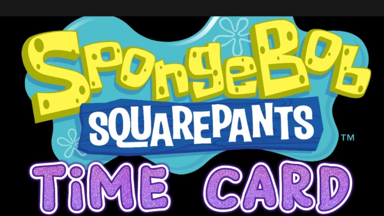 ONE ETERNITY LATER SPONGEBOB TIMECARD FREE TO USE FOR VLOG YouTube
