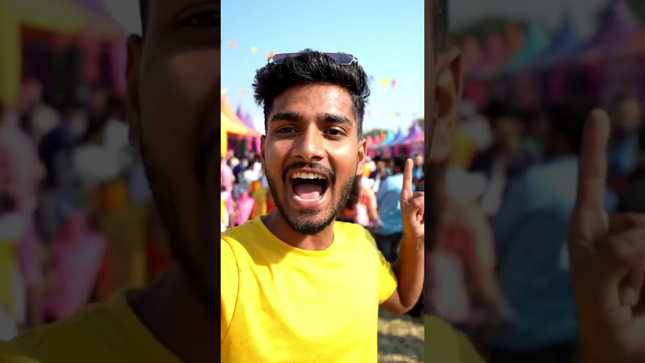this is why everyone's talking about this festival vlogger #shorts #trending