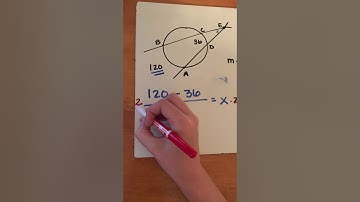 Angles of intersecting secants and tangents