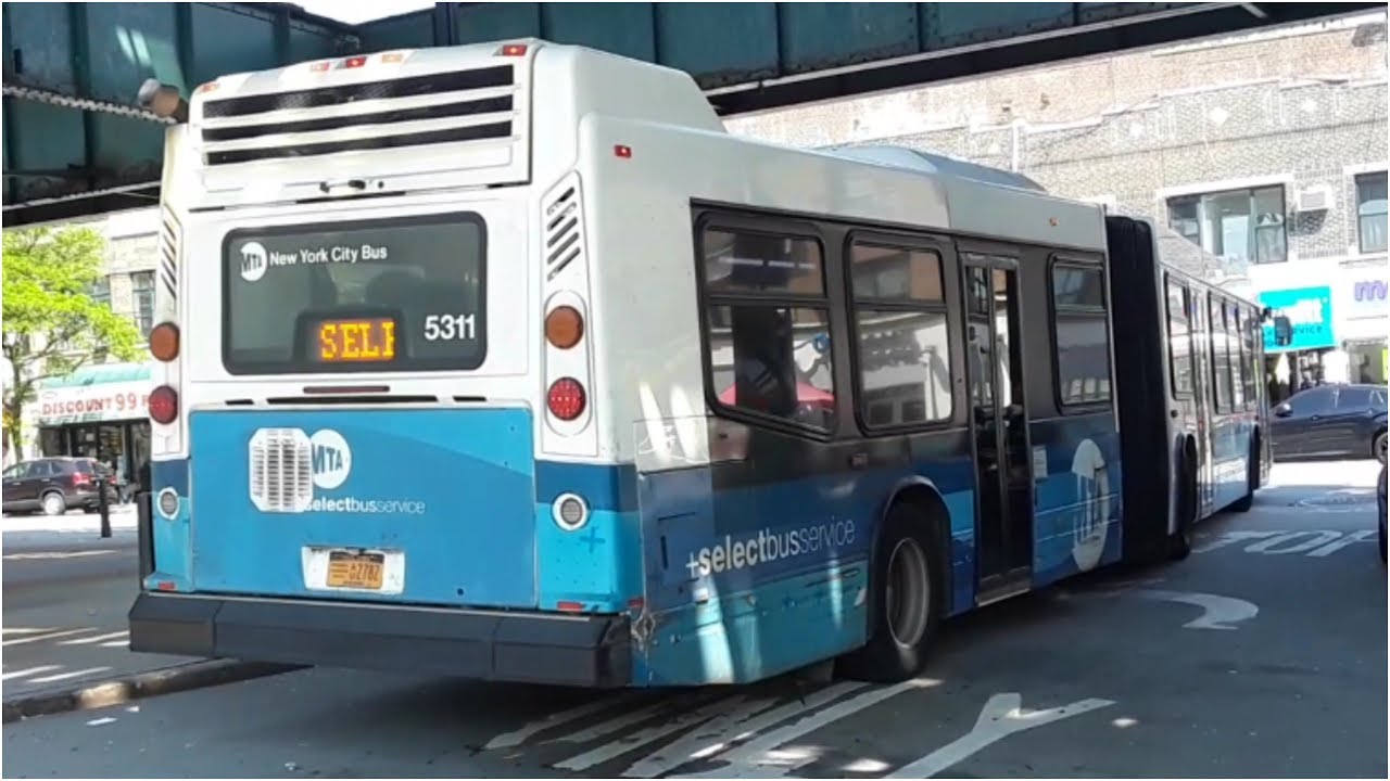 MTA: 2012 NovaBus LFSA Articulated Low Floor [5311] Bx41 SBS - YouTube