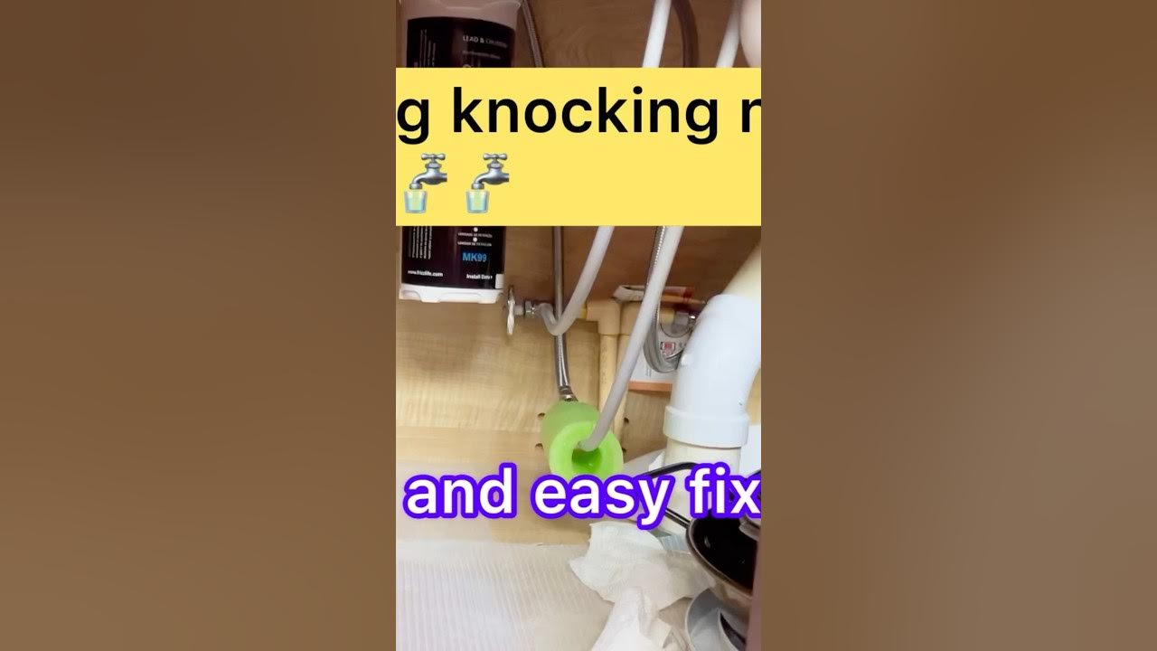 Is Your Faucet making knocking noise. Quick and easy fix. YouTube