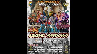 #live KRIDO PANDOWO SENI JARANAN II PERNIKAHAN ARTHUR \u0026 VANESHA
