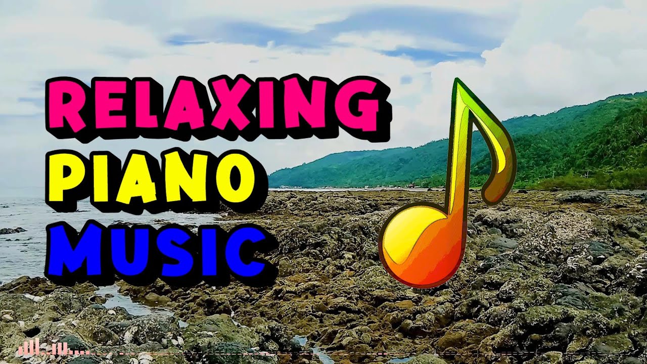 RELAXING PIANO MUSIC WITH OCEAN WAVES BACKGROUND | RELAXING NATURES