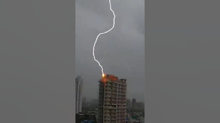 Thunder Strom on building