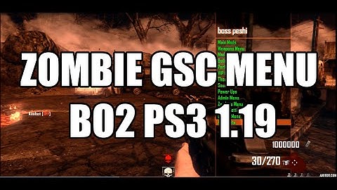 Bo2 Zombie GSC Menu- Gr3Zz v4.1+ Zombie Gun Game! -1.19 Ps3-