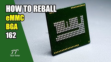 How to Reball eMMC BGA 162 Tutorial #1 | Tech Tomer