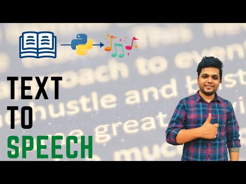 Text to speech using python| Python projects