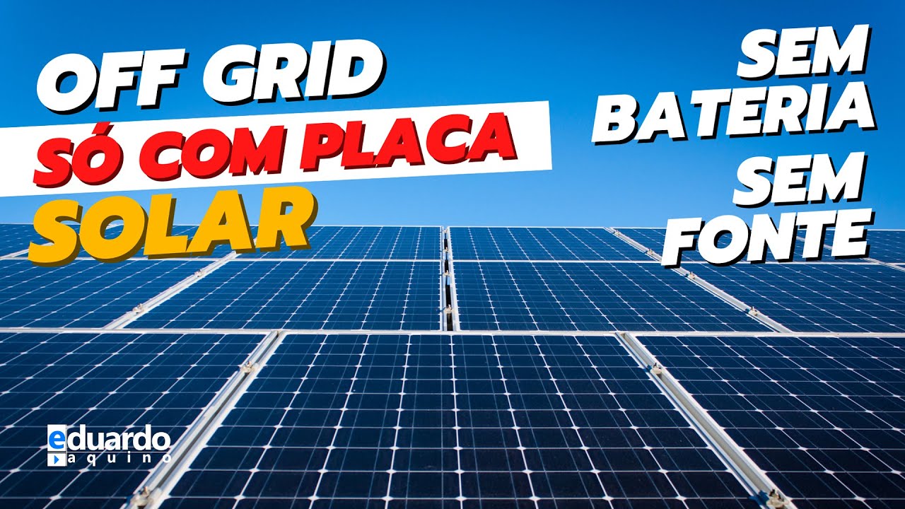 Off Grid só com Placa Solar sem BATERIAS e sem FONTES, vou explicar AO ... - Luxury Off Grid Apartments With Fireplaces Exterior