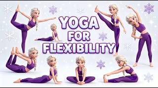 ✔️Elsa Flexibility Challenge for Kids😱 | Easy Yoga Poses for Children 👑 | Kiddo Yoga Land