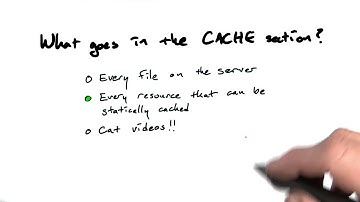 Application cache - Mobile Web Development