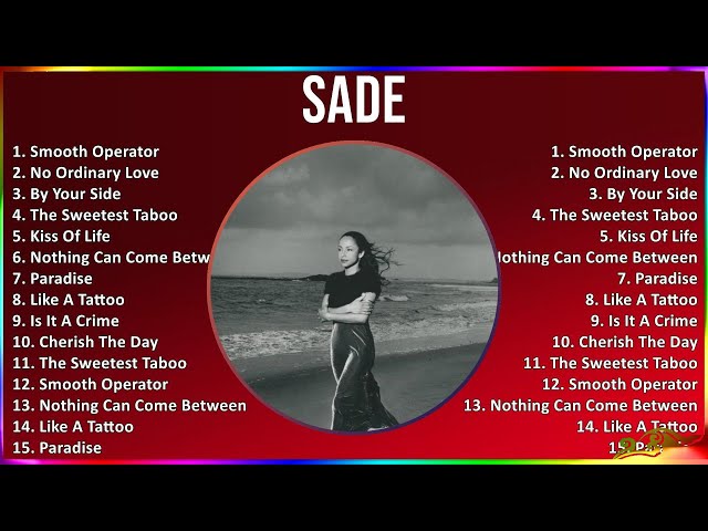 Sade 2024 MIX Favorite Songs - Smooth Operator, No Ordinary Love, By Your Side, The Sweetest Taboo class=