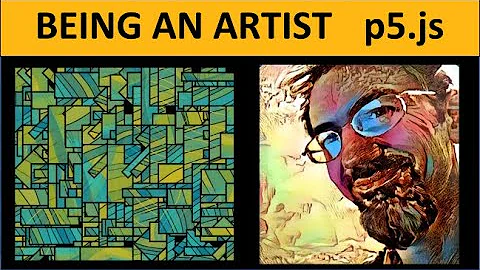 What Does It Mean to Be An Artist? - p5.js generative art / creative coding