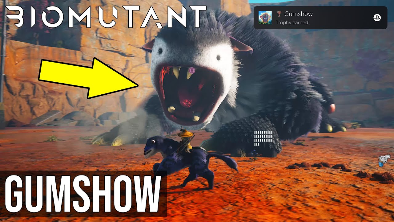 Gumshow Trophy / Achievement (Pull All Teeth From the Hoof Puff) - Biomutant