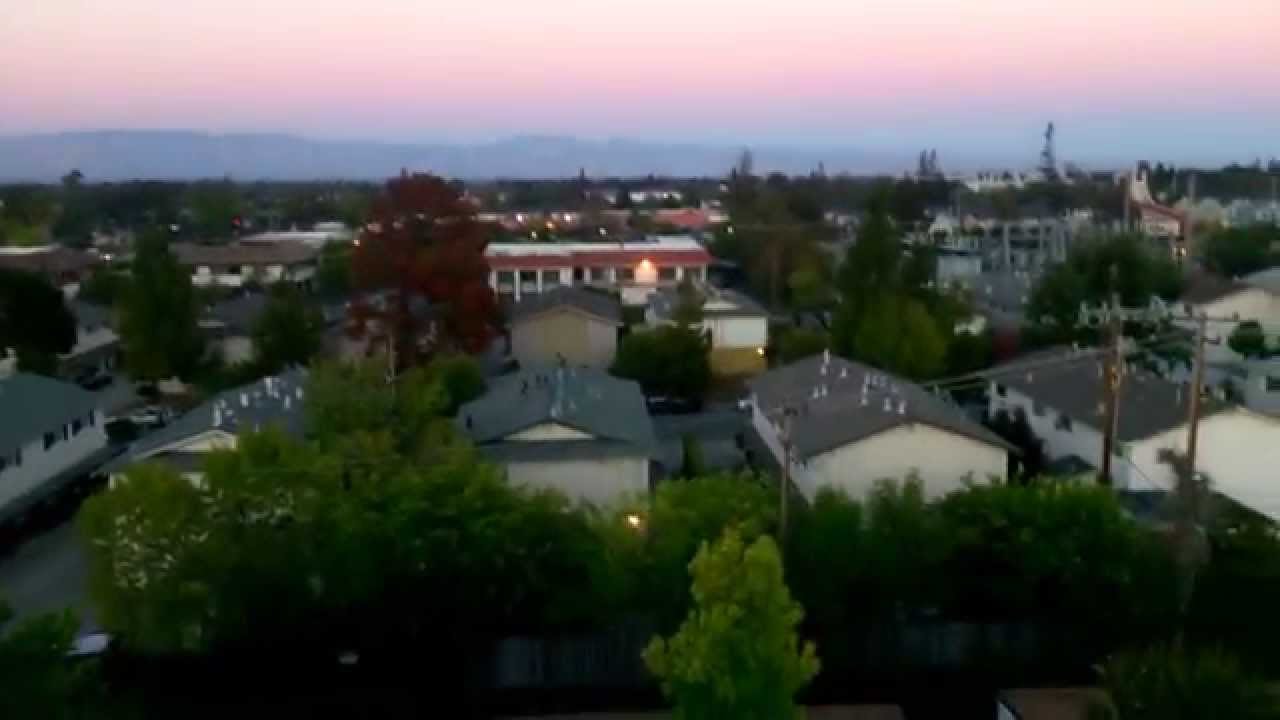 Aerial View of Cupertino, California YouTube