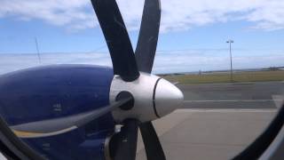 (HD) British Airways CityFlyer Captains Announcement Saab 2000 IOM EGNS