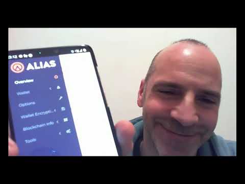 Got some ALIAS present from Santa into my full-node anonymous staking android wallet