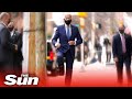 US president-elect Joe Biden first appearance since fracturing foot