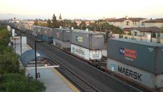 BNSF 7565 East Bound Double Stack