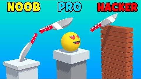 NOOB VS PRO VS HACKER SLICE IT ALL