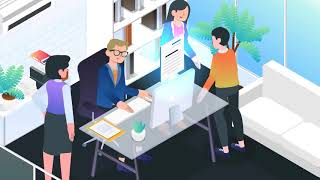 Isometric Explainer Video Animation - Automation Report [Style 10]