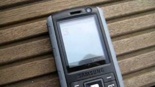 Outdoor-Test Samsung SGH - B2700