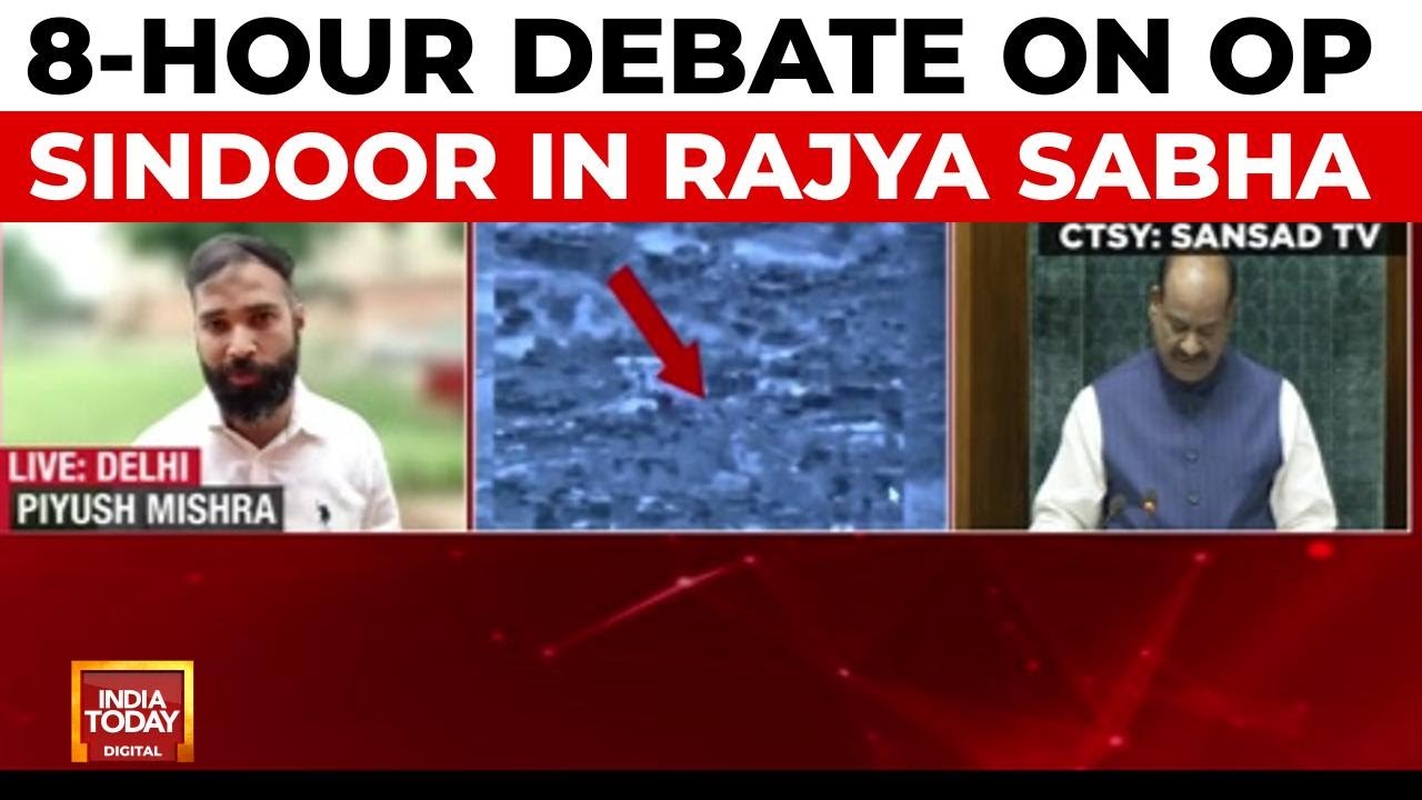 Rajya Sabha: 8-Hour Marathon Debate On Operation Sindoor Set For Next Week