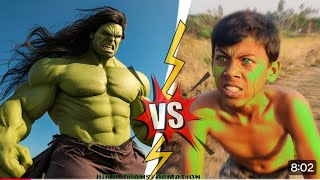 Hollywood movies Hulk transformation in real life show download all Part of world end