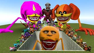 AI Brainrot Memes vs Odindindun Tapes Bosses in Giant Pit – Gmod Chaos