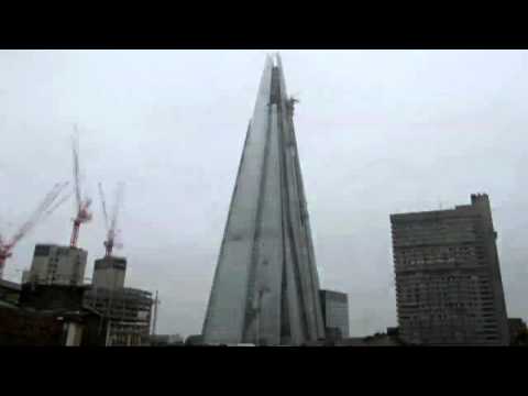 How the Shard appeared on London's skyline - time lapse film
