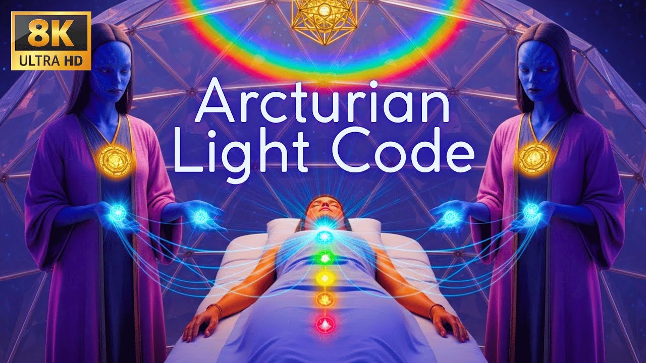 🌌 Arcturian Healing Frequency Light Codes for Peaceful Sleep 🔮 DNA ...