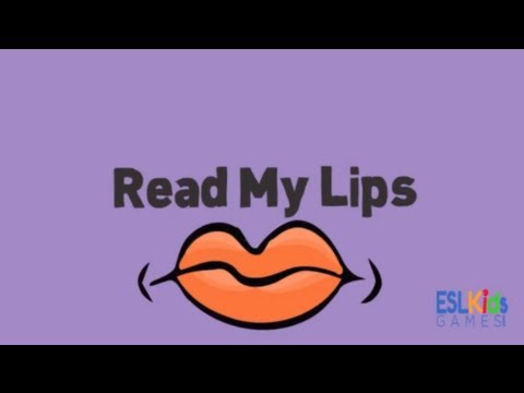 ESL Game : Read My Lips