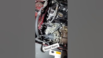 honda accord 2.0t cylinder head gasket replacement, engine almost assembled after headgasket install