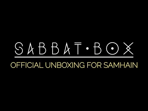 Sabbat Box - Samhain Unboxing Video • The Witches' Sabbath - video from Sabbat Box