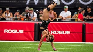 GHD Sit-ups, Sandbag Squats & Handstand Walks — Teens 16-17 Event 4, 2021 NOBULL CrossFit Games