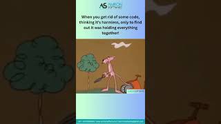 moment you delete a code and everything breaks!Let Amron keep your projects smooth.#TechHumor #memes